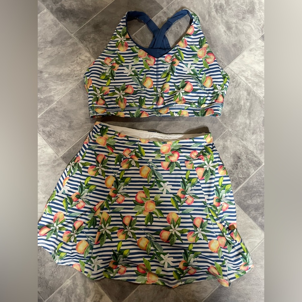 Tennis skort and top set. New without tags